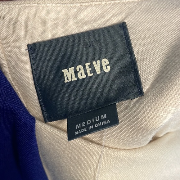 Anthropologie Maeve NWT Elysian Maxi Dress Colorblock - Picture 4 of 4